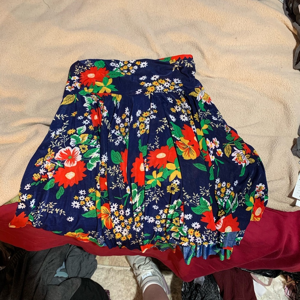 Floral long skirt